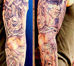 003a Black Grey Wikinger Tattoo Studio Hamburg Skinworxx