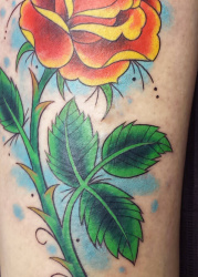 01   Blumen   Tattoo Hamburg Skinworxx 
