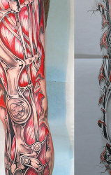 002 Biomechanic Bein Tattoo Studio Hamburg Skinworxx