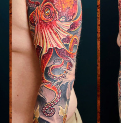 003b Asia Style Sleeve Tattoo Studio Hamburg Skinworxx