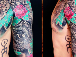 004c Asia Style Snake Tattoo Studio Hamburg Skinworxx