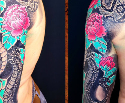 004d Asia Style Blumen Tattoo Studio Hamburg Skinworxx