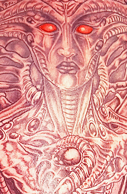  Biomechanic  Organik, Mechanik, Schläuche, Zahnräder - Studio Tattoo Hamburg