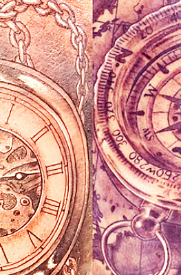 Uhr & Kompass als Tattoo - im Hamburger Studio SkinWorXX